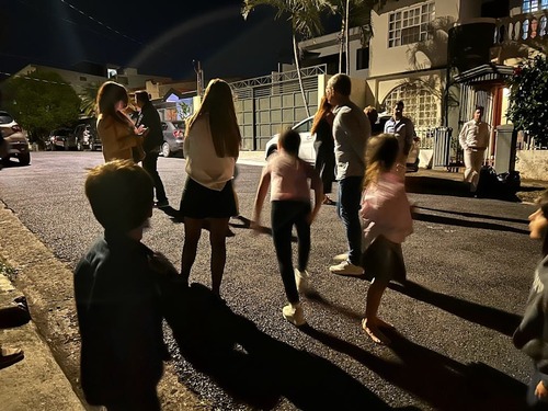 Nouvel An Familles dans la rue San José Costa Rica