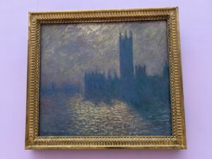 Tableau de Claude Monet : Le Parlement de Londres 1804