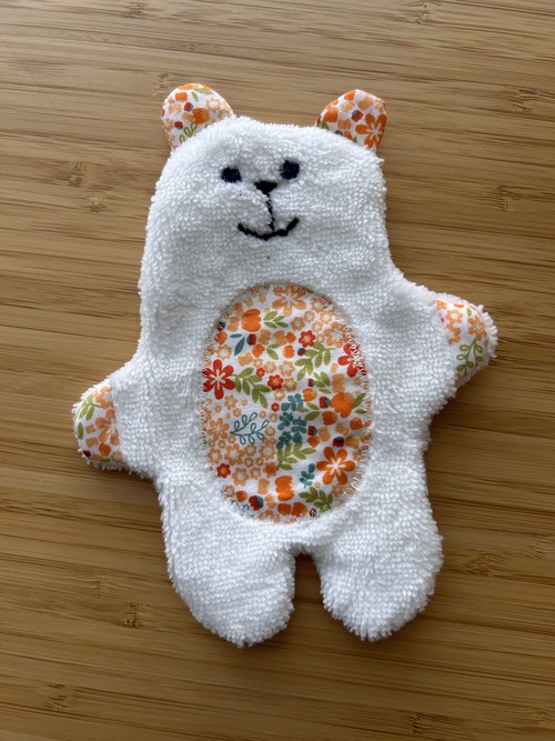 Doudou souple ours bébé