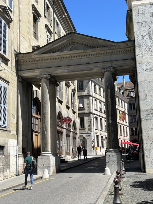 Genève rue de la vieille ville