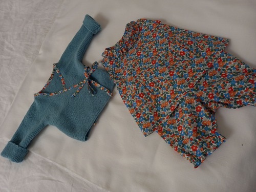 ensemble bébé petite fille 6 mois couture et tricot